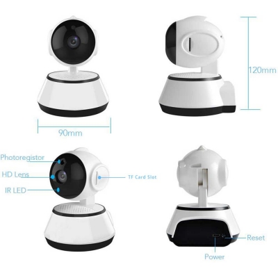 Беспроводная поворотная 1.0MP WIFI камера