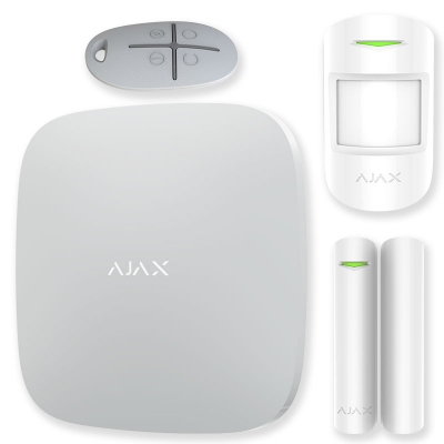 Ajax StarterKit – Комплект бездротової GSM-сигналізації – білий
