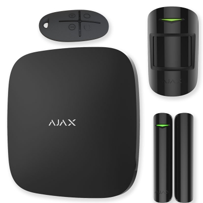 Ajax StarterKit – Комплект бездротової GSM-сигналізації – чорний