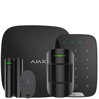 Ajax StarterKit + KeyPad – Розширений комплект бездротової сигналізації AJAX – чорний
